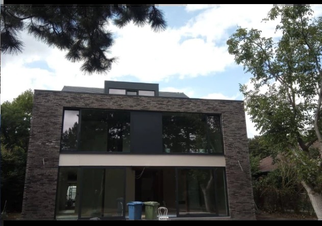 Woning met nieuwe gevelbekleding